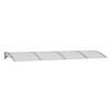 vidaXL Door Canopy Gray 137.8 in.x39.4 in. Polycarbonate - 2 of 4