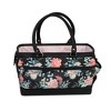Everything Mary Deluxe Store & Tote Craft Organizer, Black & Floral - 2 of 4