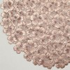 Anna-Kaci 4-Piece Round Floral Cutout Placemat with Embroidered Petal Details - 4 of 4