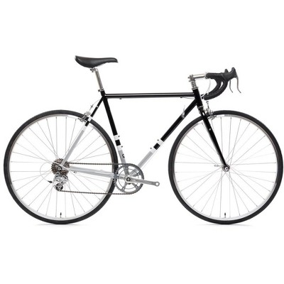 State Bicycle Co. Adult Bicycle 4130 Road Bike  - Black & Metallic 8-Speed | 29" Wheel Height