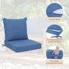 PAGED Outdoor Deep Seat Cushion Set,24x 24 inch,Waterproof Fade-Resistant Patio Furniture Cushions with Removable Covers,2PC - 4 of 4