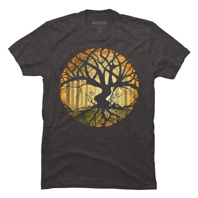 Men's Design By Humans Druid Tree By EVA3 T-Shirt