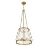 Savoy House Crawford 4 - Light Pendant in  Warm Brass - 3 of 4