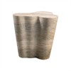 Slab Tan Faux Travertine Tall Side Table - 2 of 4