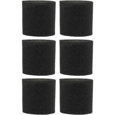Nispira Dual-Purpose Replacement Foam Sleeve Filter Compatible with Shop-Vac 9058500 90585 Type R Wet/Dry Vacuum. 6 Packs