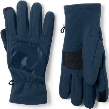 Lands' End Men's T200 Fleece EZ Touch Gloves
