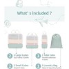 Narwey 6 Set Compression Packing Cubes for Travel Kids  Carry on - 3 of 3