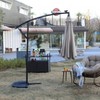 KTMBDW 10 ft Solar Umbrella Lighted Patio Umbrella Table Market Umbrella with Tilt and Crank Outdoor Umbrella for Garden, Backyard and Beach - 4 of 4
