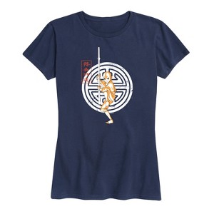 Women's - Avatar: The Last Airbender - Aang Crest Short Sleeve Graphic T-Shirt - 1 of 4