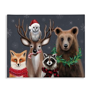 Stupell Industries Winter Woodland Animals, 24'' x 30'' - 1 of 4