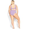 Women's Plus Size Izzy Underwire Bikini Top - violet | CCX - 3 of 4