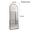 PAGED Arched Full Length Mirror,3rd Generation Leaning Floor Full Body Mirror with Aluminum Alloy Metal Frame,Suitable for Bedroom - 3 of 4