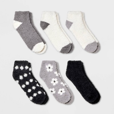 Women's 6pk Cozy Low Cut Socks - 4-10