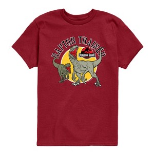 Boys' - Jurassic Park - Raptor Trainer Short Sleeve Graphic T-Shirt - 1 of 3