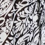 black graphic paisley