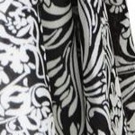 black graphic paisley