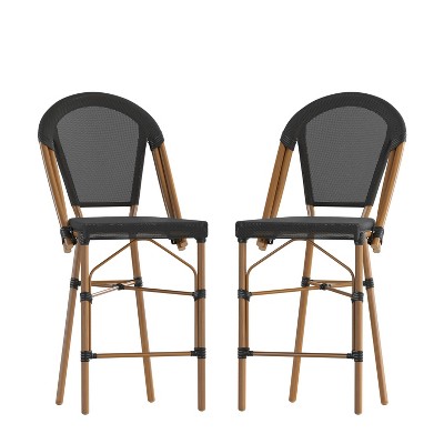 Taylor & Logan 2pk Noemi Stacking Bistro Style Counter Chairs
