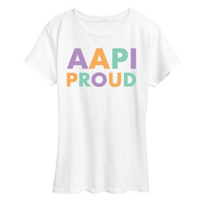 Women's - Instant Message - AAPI Proud Short Sleeve Graphic T-Shirt - 1 of 4