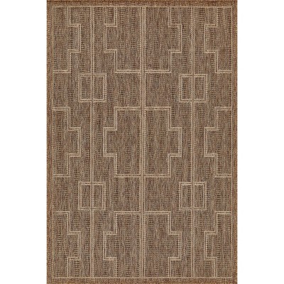 Momeni Hampton Zaid Machine Loomed Indoor/Outdoor Rug Natural