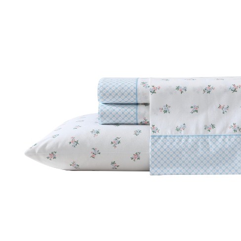 Laura Ashley Harperette Queen Sheet Set : Target