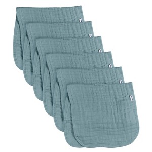 Gerber Baby Boys' and Girls' Muslin Burp Cloths, 6-Pack - 1 of 4