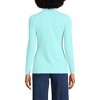Lands' End Women's Lightweight Jersey Skimming Long Sleeve Turtleneck - 2 of 3