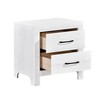 NicBex 2 Drawer Dresser for Bedroom,Modern Style Drawers with Black Handle,Dressers for Kids Room,Living Room,Entry and Hallway,White - 4 of 4