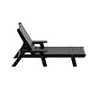 WestinTrends 3 Pieces Set Poly Adirondack Outdoor Chaise Lounges with Side Table - 4 of 4