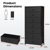 Pellebant 7 Drawers dressers for bedroom Chest Furniture Storage Tower Organizer Unit for Bedroom - 2 of 4