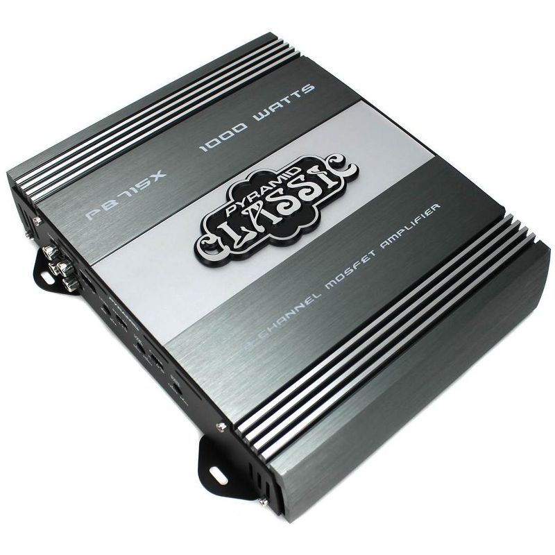 Pyramid PB715X 1000W 2 Channel Car Audio Amplifier Power Amp MOSFET 2 Ohm, 2 of 7