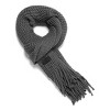 Mio Marino | Wide Knit Ribbed Scarf - 4 of 4
