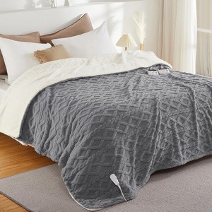 Electric Blanket - 10 Heat & Time Settings, ETL Certified, Machine Washable - 1 of 4