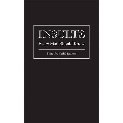 Insults Every Man Should Know - (Stuff You Should Know) by  Nick Mamatas (Hardcover)