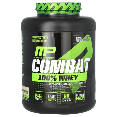 MusclePharm Combat 100% Whey Protein, Cookies 'N' Cream, 5 lbs (2,240 g)