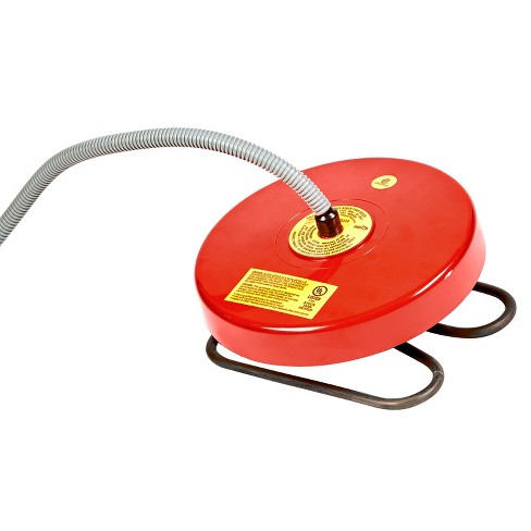 Miller 7521 Floating 1500 Watt Livestock Drinking Water 100 To 300 Gallon Stock  Tank Heater Deicer W/ 6 Foot Anti Rub Heating Element Protector Cable :  Target