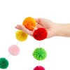 Blue Panda Rainbow Pom Pom Garland, 10 Ft, 24 Wool Balls in 5 Colors, Colorful Garland for Birthday & Party Decor - 4 of 4