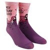 Crazy Dog T-Shirts Women's Not Today Cupid Socks Funny Single Valentine's Day Novelty Footwear - 2 of 4