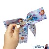 Disney Frozen Long Tail Hair Bow for Girls With Alligator Clip - Double Print Featuring Elsa, Anna, and Olaf - 3 of 4