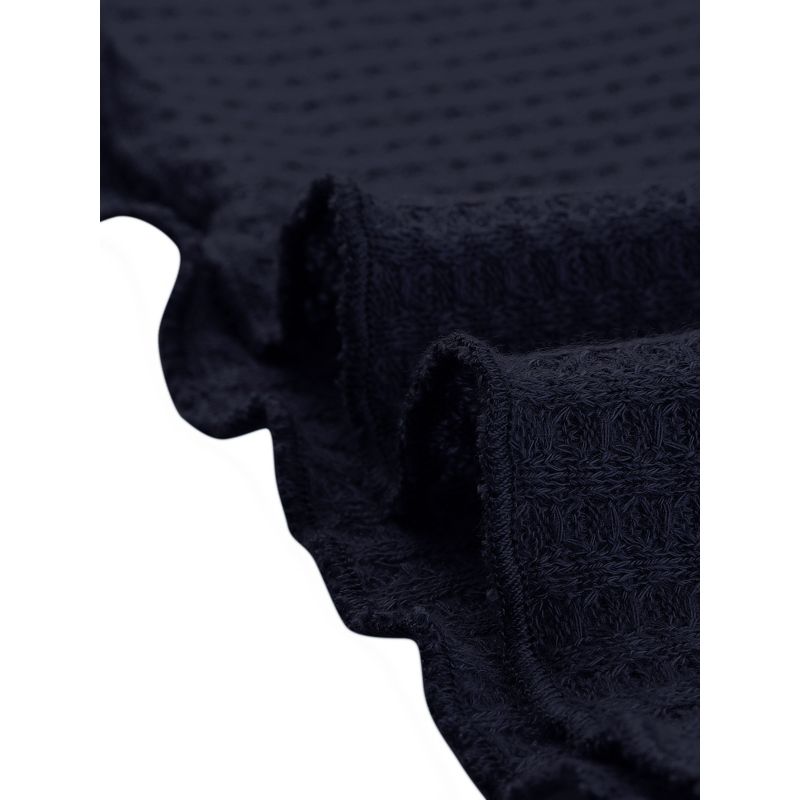 cheibear Women's Knit Spaghetti Strap Cami Tops Shorts Lounge pajama Set, 6 of 7