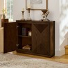 MOEPISY Mid Century Modern V-shape Storage Cabinet Brown - 3 of 4