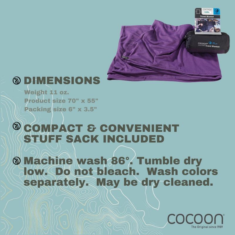 COCOON - Premium - COOLMAX Travel Blanket, 3 of 5