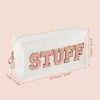 Unique Bargains PU Leather Stuff Make Up Bag 9.65"x2.76"x5.12" 1 Pc - 4 of 4