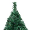 vidaXL Artificial Pre-lit Christmas Tree with Ball Set Green 94.5" - 2 of 4