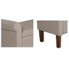Sapphtopaz Ottoman with Storage Bench Storage Organizer Ottoman Upholstered Storage Bench Living Room Furniture for Entryway Bathroom Bedroom - 2 of 4