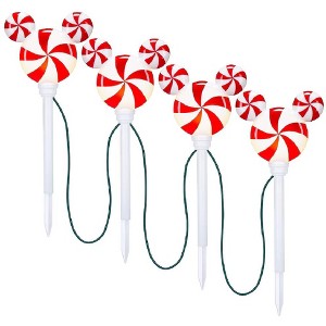 Disney LightShow 6-FT Mickey Mouse Blinking LED Pathway Stakes Lighted Yard Decor - 1 of 4