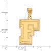 Black Bow Jewelry 10k Yellow Gold Fordham Rams NCAA Large Pendant - 2 of 3