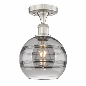 Rochester - 1 Light Semi-Flush Mount In Industrial Style-10 Inches Tall and 8 Inches Wide - 1 of 1