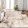 Machine Washable Area Rugs Lightweight Throw Soft Carpet Boho Botanical Floral Ultra-Thin Indoor Rug - 3 of 4