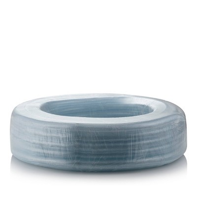 100' Clear Braided PVC Tubing for Garden and Pond