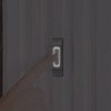 IQ America Contemporary Wired Doorbell, Satin Nickel Lighted Pushbutton Doorbell - 2 of 3